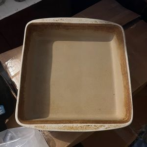 Pampered Chef stoneware 9x9 pan